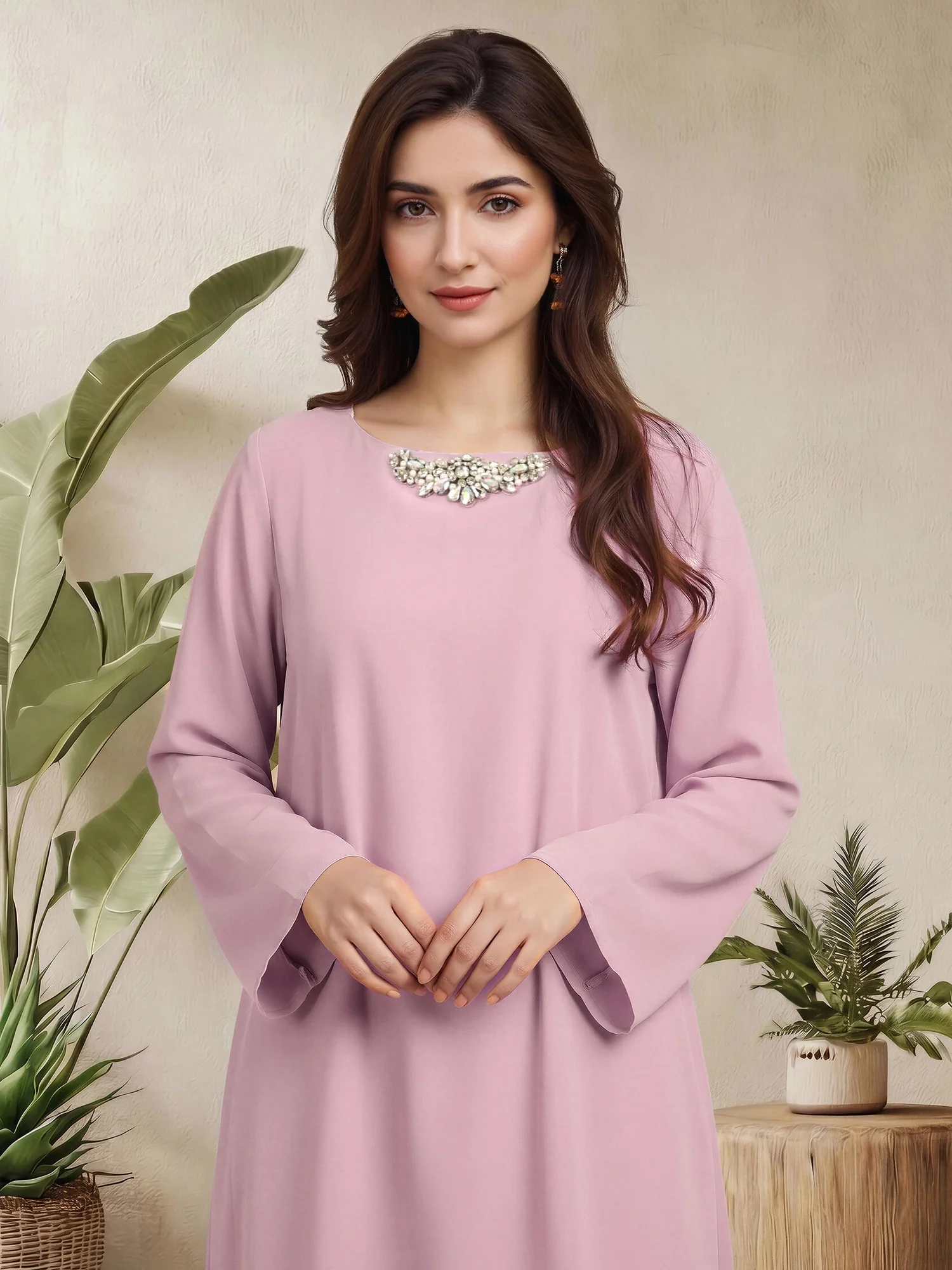 2 Piece Grip Suit- Embellished (Pret) - Image 4