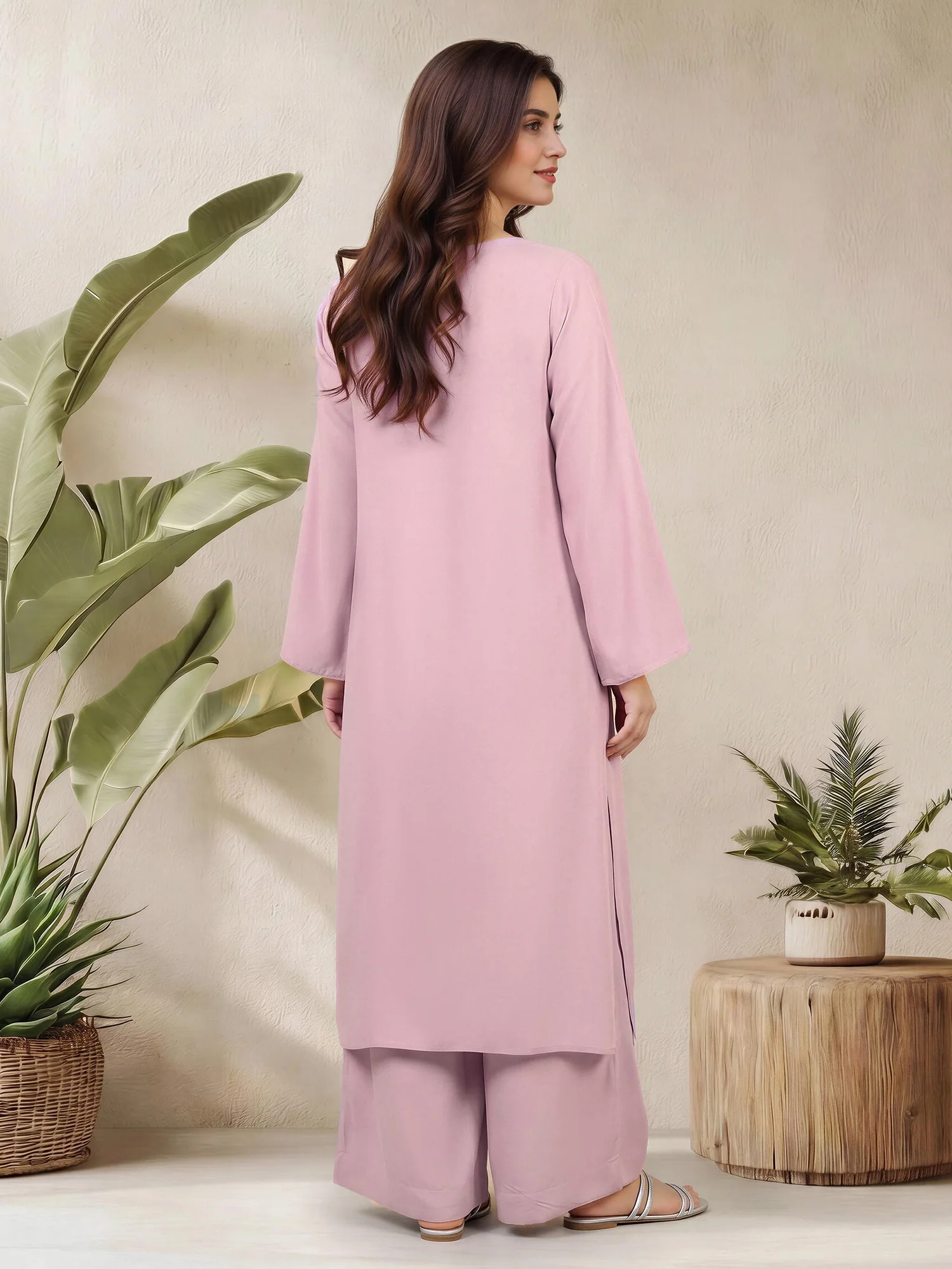 2 Piece Grip Suit- Embellished (Pret) - Image 3