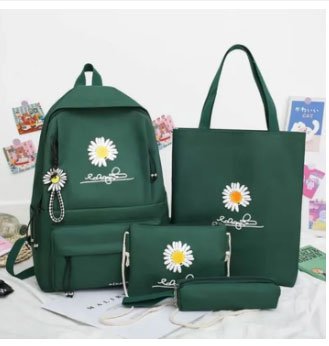 Backpack Set of 5 School Bags for Girls Cute Back to School Bag Kawaii Bag