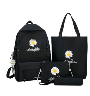 Backpack Set of 5 School Bags for Girls Cute Back to School Bag Kawaii Bag - Image 3