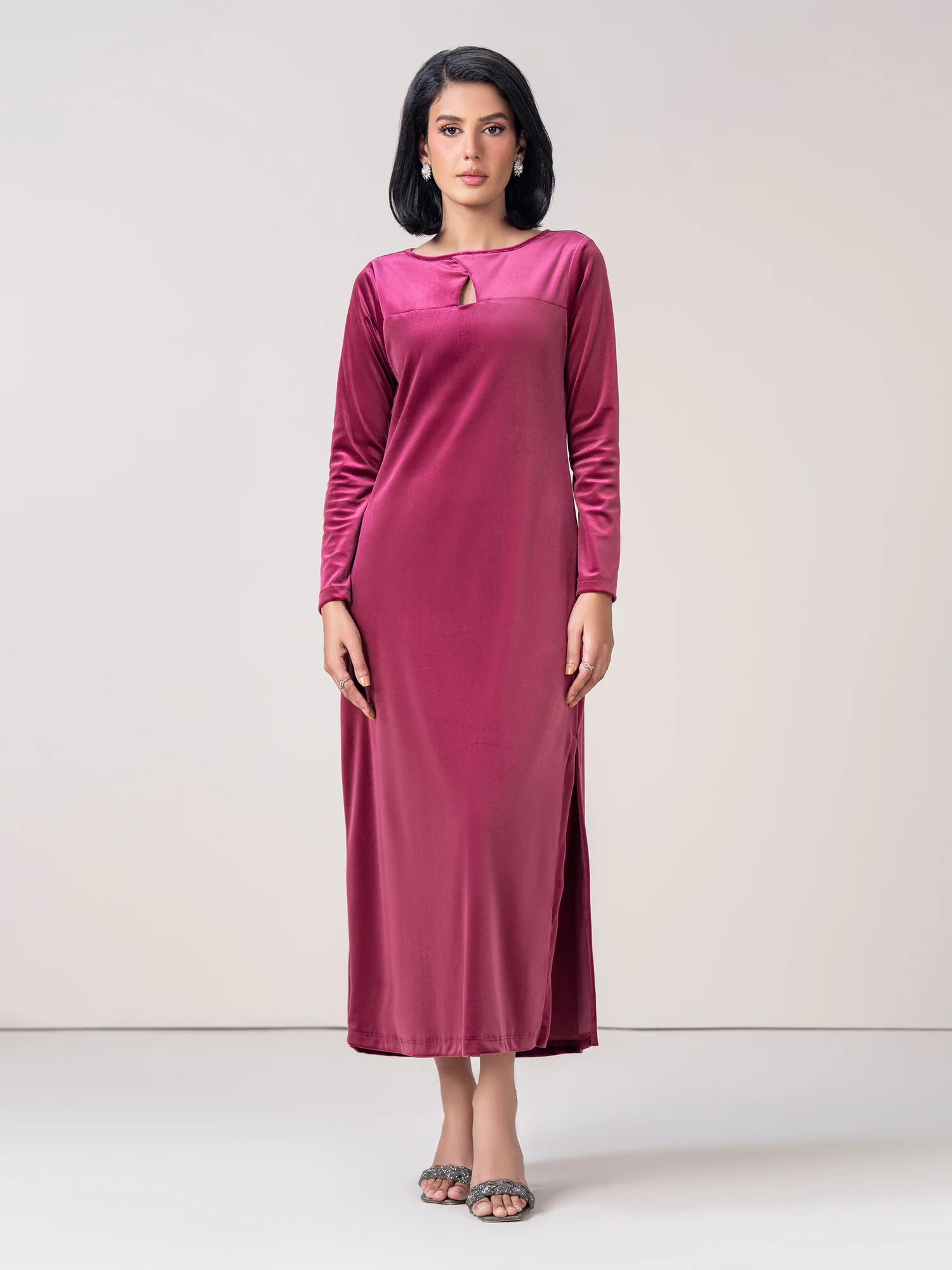Velour Dress