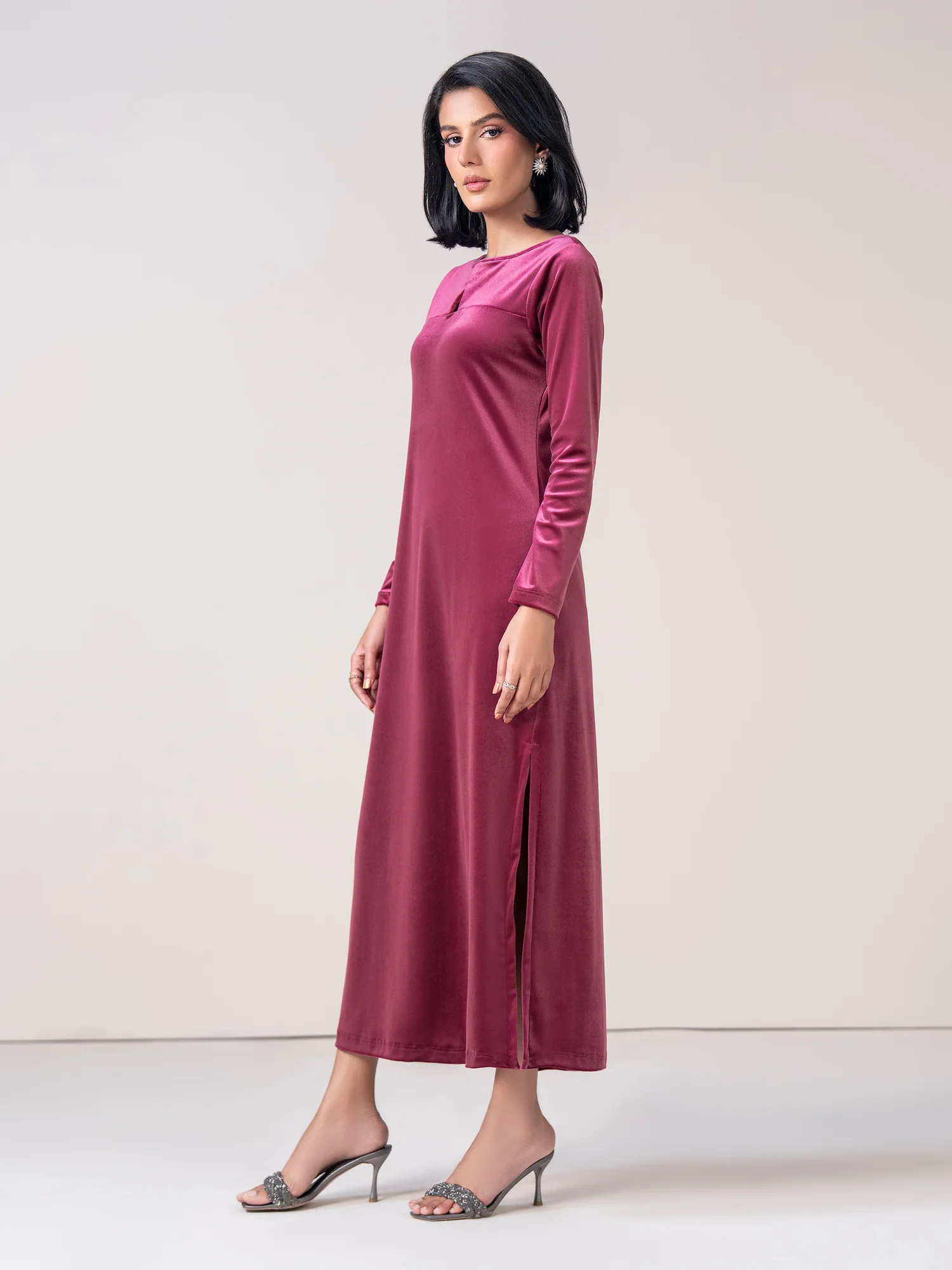 Velour Dress